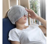 Bonnet en gel pour la migraine et la relaxation InnovaGoods Hawfron Gris TU