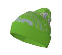 Bonnet en Grosse Maille à Motifs Smiley, Ultra Doux et Chaud, pour Le Snowboard, Le Ski et Les Sports d'hiver. Coupe Extensible Unisexe, Confortable Toute La Journée. 1 One Size