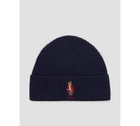 Bonnet En Laine Bleu Marine Polo Ralph Lauren 449959381-410