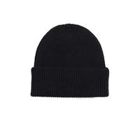 Bonnet en laine Colorful Standard Merino deep black Noir TU