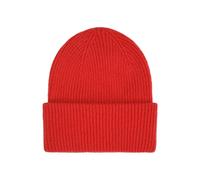 Bonnet en laine Colorful Standard Merino scarlet red Rouge TU