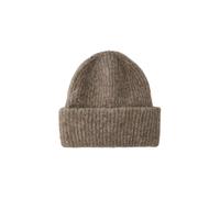 Pieces Bonnet Bera en laine pour femme - Marron - Taille unique