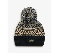 Superdry Motif Bonnet One Size, Island Navy Twist