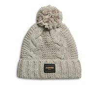 Bonnet en maille torsadÃ©e femme Superdry Beige TU