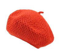 Bonnet en polaire thermique pour femme - Bonnet épais et tendance - Pour l'hiver - Col renard - Épais - Chaud - Solide - Noir - Casquette pour femme, Orange, M