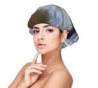 Bonnet en satin de soie Loon Birds pour dormir, bonnet de sommeil doux double couche en soie pour femme, cheveux naturels, cheveux bouclés tressés, cheveux longs