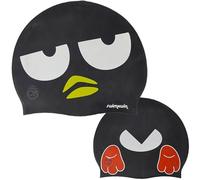 Bonnet en Silicone Angry PENGUI | Bonnet de Bain | Bonnet de Piscine | Grand Confort et adhérence | Art et Natation