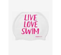 Bonnet en silicone BuddySwim LLS blanc rose