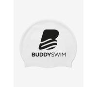 Bonnet en silicone BuddySwim Logo blanc