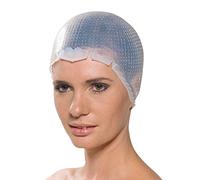 Bonnet en silicone perforé pour mèches + Crochet - 1902 perforations - 178 x 185,5mm