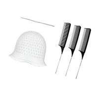 Bonnet en silicone pour mèches précises, applicateur de teinture de cheveux réutilisable de qualité salon