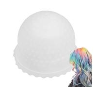 Bonnet en silicone pour mettre en évidence les cheveux, chapeau de coloration des cheveux réutilisable - Casquettes de glaçage avec aiguille pour cheveux, chapeau perforé réutilisable