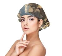 Bonnet en soie avec pyramides égyptiennes en satin pour dormir, bonnet de sommeil doux double couche en soie pour femme, cheveux longs bouclés naturels tressés