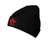 Bonnet en Tricot avec Faucille et étoile Communiste de l'urss, Chapeaux d'hiver pour Hommes et Femmes, Casquette tricotée à Revers