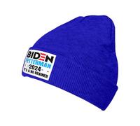 Bonnet en Tricot Biden-Fetterman-2024-C'Est-Une-Évidence-Élection-24 Classique Chapeau Tricoté Thermique Bonnet Hiver pour Sport Shopping Randonnée