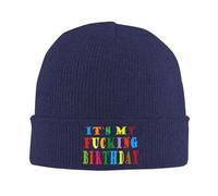 Bonnet en Tricot C'est Mon Putain d'anniversaire Bonnet Hiver Extensible Respirant Bonnets pour Course À Pied Sport Temps Froid