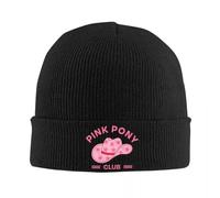Bonnet en Tricot Chaud Hiver,Pink Pony Club Chappell Roan Knit Hat Beanie Autumn Winter Hat Warm Casual 2024 Midwest Princess Tour Cap Hommes Femmes