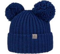 Bonnet en Tricot Double Pom by Lierys bleu One Size