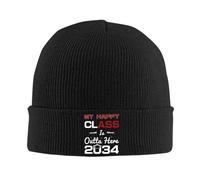 Bonnet en Tricot Ma Heureuse S'En Va - Remise des Diplômes De Fin D'Année 2034 Mode Beanie Thermique Bonnet Hiver pour Ski Cyclisme Conduite