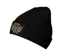 Bonnet en Tricot Officier, s'il Vous Plaît, Je N'Avais Pas Idéalement, Le Thé Était Tordu Bonnet Hiver Mode Unisexe Chapeau Tricoté pour Toutes Saisons Femme Sport