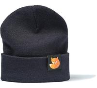 Bonnet en tricot : renard - Fox Bonnet en laine - Bonnet d'hiver / Bonnet roulé / Bonnet long / Bonnet / Chapeau marin / Unisexe Homme Femme Chapeau d'extérieur Cadeau, bleu marine, taille unique
