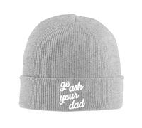 Bonnet en Tricot Va Demander À Ton Père Bonnet Hiver Mode Thermique Chapeau Tricoté pour Femme Sport Randonnée