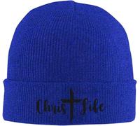 Bonnet en Tricot Vie du Christ, Croix, Christianisme, Jésus, Croire, Dieu Bonnet Hiver Cuffed Extensible Chapeau pour Femme Sport l'escalade