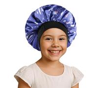 Bonnet Enfant en Satin Douce, Réglable Double Couche pour Filles Garçons