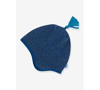 Bonnet enfant en tricot polaire à pointe TIPU KNIT finkid marine 8/10A