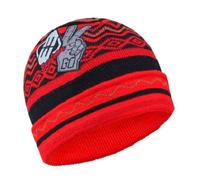 Bonnet Enfant Freegun - Explore Garçon - Rouge - Motifs géométriques - 100% Acrylique