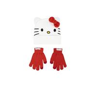Bonnet enfant Hello Kitty blanc hiver chaud Taille unique