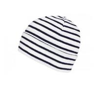 Bonnet Enfant-Nyls Création-Bonnet Marin Enfant Blanc et Bleu Look Breton Elfenn de 7 a 12 ans - Blanc Taille unique