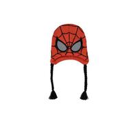 Bonnet enfant Spider-Man laplander rouge hiver chaud Taille unique