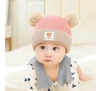 Bonnet Et Écharpe En Forme D'ours Au Crochet Pour Bébé,Chapeau Chaud Pour Enfants,Bonnet Pour Bébé,Tout-Petit,Garçons Et Filles,Hiver,1 Ensemble - Type Hat-A-10pcs
