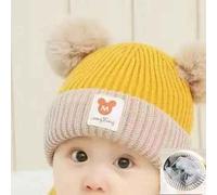 Bonnet Et Écharpe En Forme D'ours Au Crochet Pour Bébé,Chapeau Chaud Pour Enfants,Bonnet Pour Bébé,Tout-Petit,Garçons Et Filles,Hiver,1 Ensemble - Type Hat-D-10pcs