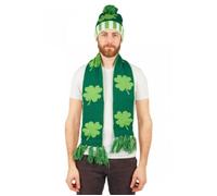 Bonnet et Écharpe - Saint Patrick - Vert - 100% Acrylique - Mixte - Automne/Hiver