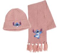 Bonnet et écharpe Stitch Rose