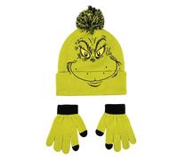 Bonnet et gants Cerda The Grinch Vert 20x2x19 cm