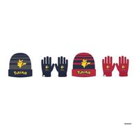 Bonnet et gants enfant - Nintendo - Pikachu - Rouge - Accessoires - Confortables et ludiques