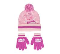 Cerda Ensemble casquette et gants unisexe pour enfant Peppa Pig rose Taille unique