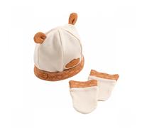 Sauthon Ensemble bonnet et moufles de naissance Orsino Nuage