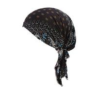 Bonnet et turban en Coton - Chimio Turban Casquettes pour Filles et Adultes, Chapeaux de Travail, Sommeil et Accessoires Cheveux Souple et Respirant