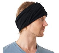 Bonnet Ete Echarpe Bandana Homme - Foulard Cheveux Femme Bandeau Beanie Tombant Multi Usage 3 en 1 Masque Motocycliste Noir
