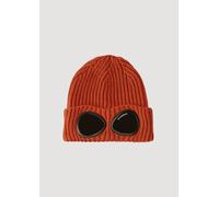 Bonnet extra fine en laine de Merino ORANGE UNI