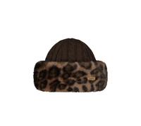 Barts - Fur Cable Bandhat - Bonnet femme Print Brown - Taille unique