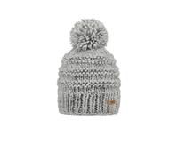 Barts Bonnet de ski Jasmin à pompon – Taille unique Gris clair