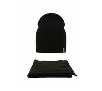 Bonnet femme hiver chaud noir - confortable et élégant Taille unique