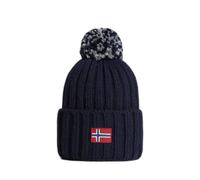 NAPAPIJRI Bonnet 'Semiury' marine / bleu foncé / rouge foncé / blanc, Taille 55-60