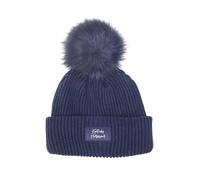 Bonnet femme pompon Kentucky Bleu TU