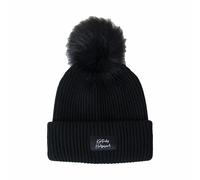 Bonnet femme pompon Kentucky Noir TU